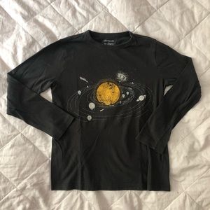 Crewcuts Solar System Long Sleeve - size 8